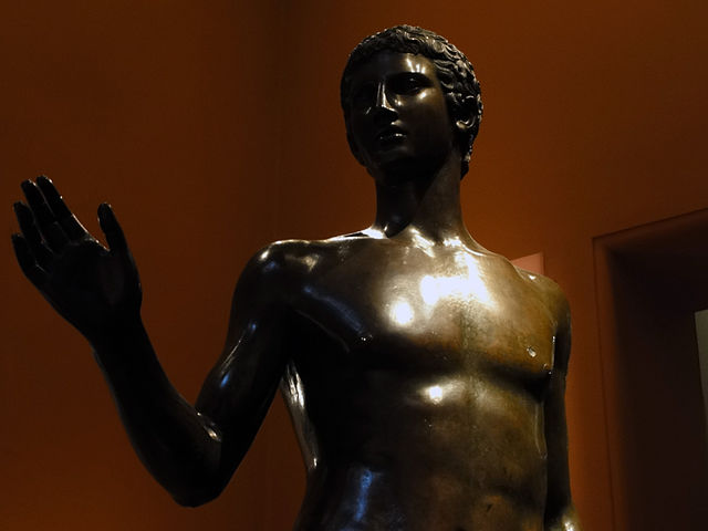 Youth of Magdalensberg, replica of a Roman bronze statue unearthed near Magdalensberg (Kunsthistorisches Museum, Vienna)