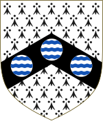 Arms of Sir John Cust, 3rd Baronet.svg
