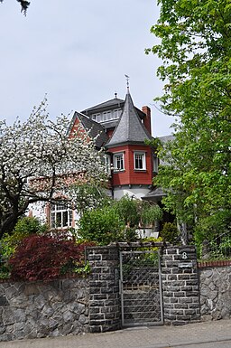 Auerbach, Burgstraße 21 von der Martinsstraße aus