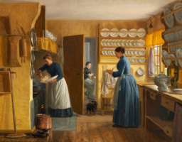 A kitchen, 1892