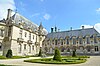 Back courtyard of the château