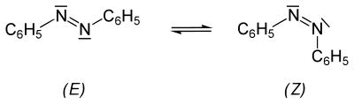 cis-trans isomerism of azobenzene