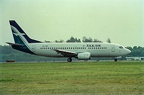 9V-TRF, le Boeing 737 impliqué dans le crash, ici en mai 1997