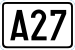 Kaseta do oznakowania reprezentująca A27