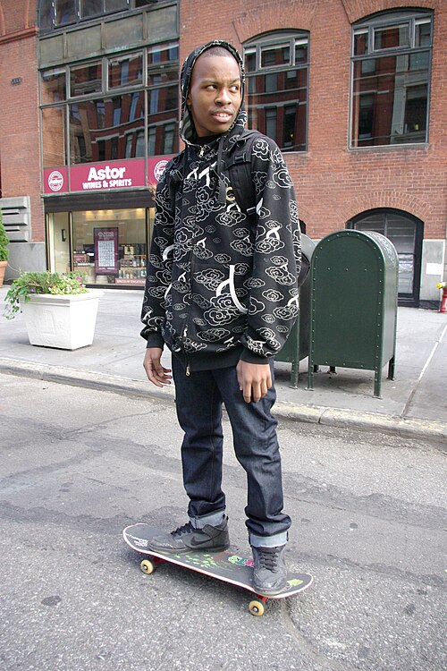 Skateboarder in Manhattan, New York (2008)