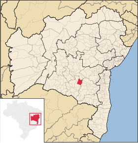 Poziția localității Tanhaçu