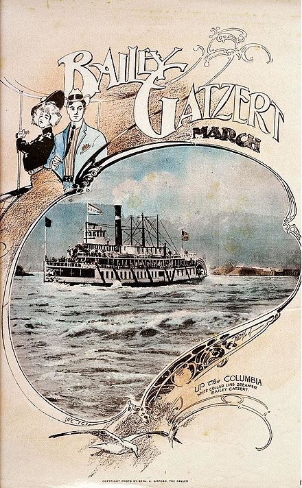 Sheet Music Cover Poster 1905 Come Take A Trip In My Air Ship