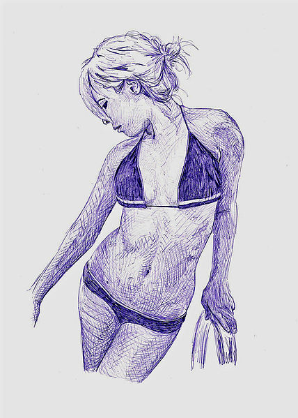 File:Ballpoint Art (Woman 3 in Pool).jpg