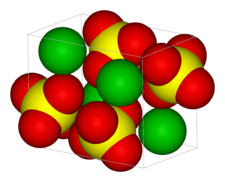 3D model of barium sulfate