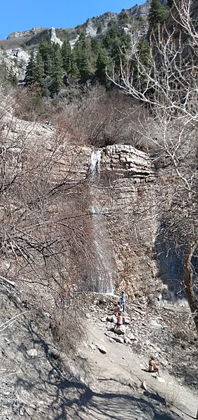 File:Battle Creek Falls, Mt Timpanogos.jpg