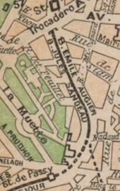Plan des Boulevard von 1900