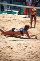 Deutsch: Beachvolleyball bei den Olympischen Jugendspielen 2018; Tag 8, 14. Oktober 2018; Mädchen, Achtelfinale – USA-Peru 2:0 (21–19/21–12) English: Beach volleyball at the 2018 Summer Youth Olympics at 14 October 2018 – Girls Round of 16 – USA-Peru 2:0 (21–19/21–12)