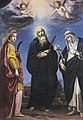 Matteo Rosselli, I santi Benedetto, Apollonia e Caterina da Siena, 1625