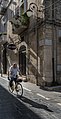 Image 346Bicycle commuter, Corso Vittorio Emanuele II, Foggia, Italy