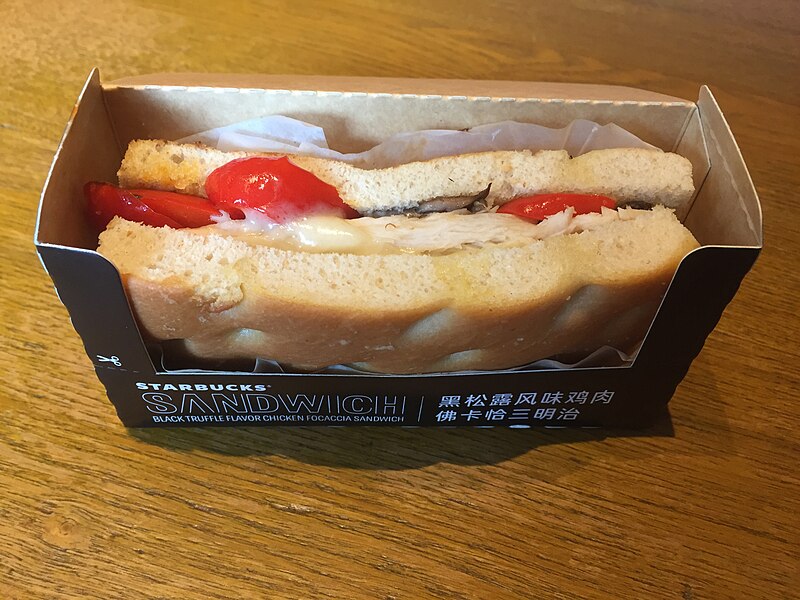 File:Black truffle flavor chicken focaccia sandwich (2).jpg