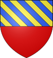Das in der Schlacht bei Bouvines (1214) geführte Wappen.