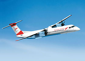 Un Q400 de Austrian Airlines en 2005.