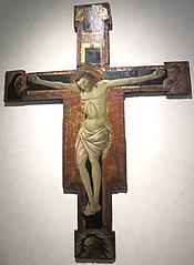 Crucifix peint