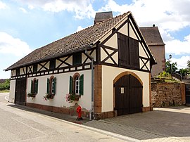 Das Rathaus in Bourgheim