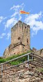 * Nomination "Giller" (gate defense tower), Upper bailey of the Rötteln Castle Lörrach, Germany --Llez 05:23, 9 October 2023 (UTC) * Promotion  Support Good quality.