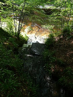 Burn of Kirkton tumbles into River North Esk - geograph.org.uk - 1433527