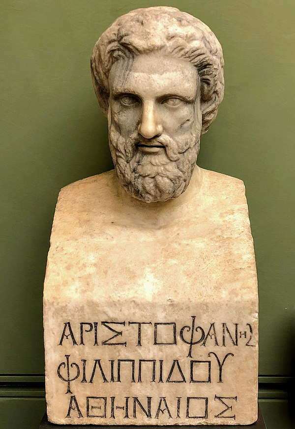 Bust of Aristophanes (1st century AD)