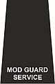 Epaulette denoting 'MOD Guard Service'