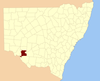 Caira County Cadastral in New South Wales, Australia