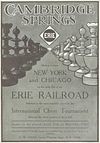 1904 Erie Railroad advertisement promoting travel to Cambridge Springs