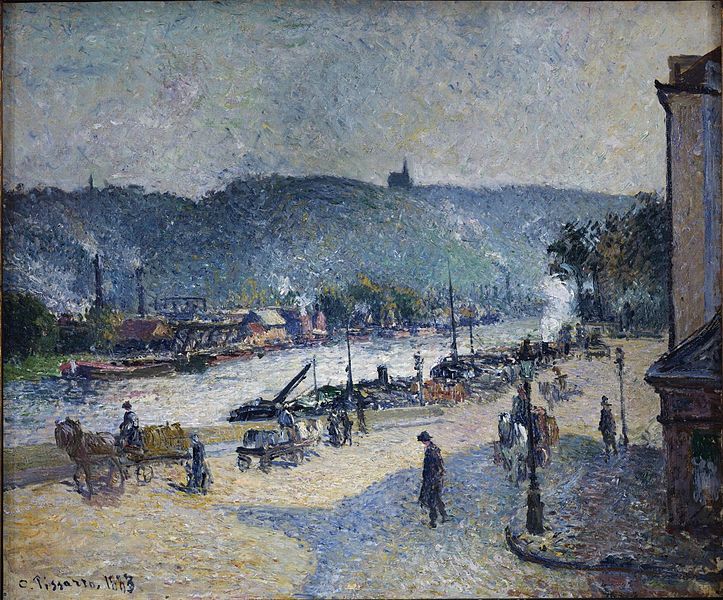 File:Camille Pissarro - Quais de Rouen (1883).jpg