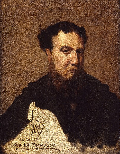 Thompson's portrait of Carlo Pellegrini