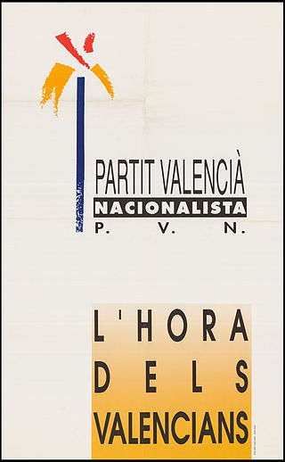 <span class="mw-page-title-main">Nationalist Valencian Party</span> Political party