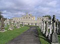 Jedburgh Castle mit Friedhof