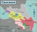 Карта на Кавказ