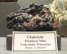 Chalcocite - Flambeau Mine, Ladysmith, Wisconsin.jpg