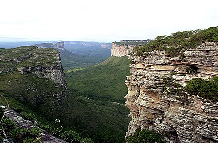 Karst landscape in the Chapada Diamantina