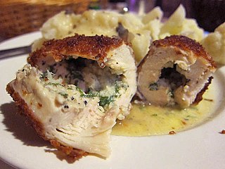 <span class="mw-page-title-main">Chicken Kiev</span> Chicken dish associated with Russian and Ukrainian cuisines