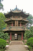A Chinese pavilion instead of a minaret at the Great Mosque of Xi'an.