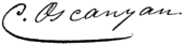 signature de Khachig Oskanian