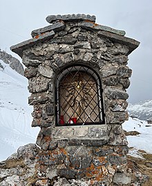 Christus Pantokrator nahe dem Gipfel