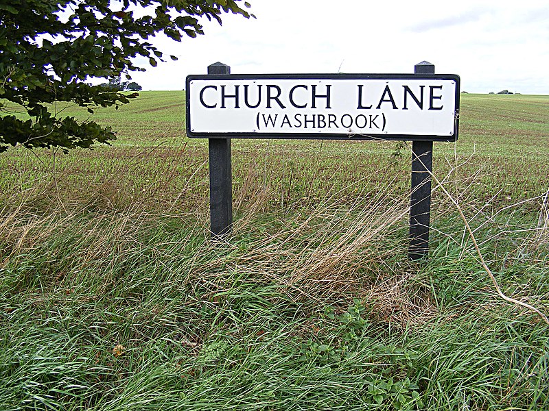 File:Church Lane sign - geograph.org.uk - 3694899.jpg