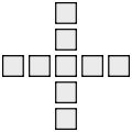 Felszabdalt kereszt (fr: croix tronçonnée, en: cross tronconnee, de: zerstückeltes Kreuz, nl: verbrokkeld kruis)