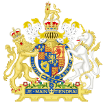 1694년 ~ 1702년 윌리엄 3세 시대의 잉글랜드 왕국의 왕실 문장