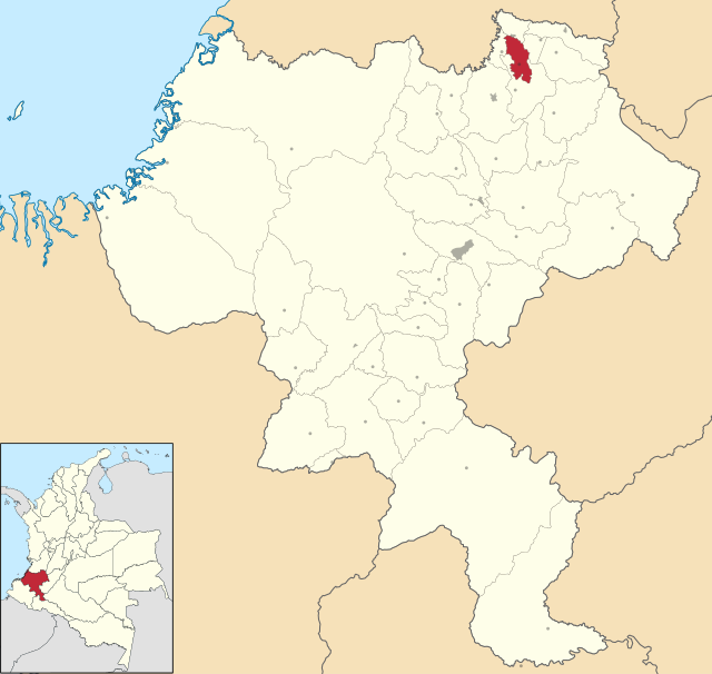 Guachené ubicada en Cauca (Colombia)