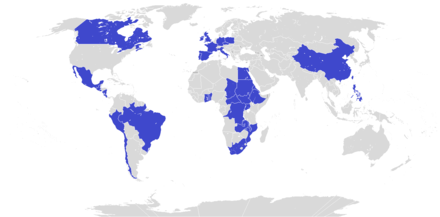 Countries where the Comboni Missionaries of the Heart of Jesus are active.