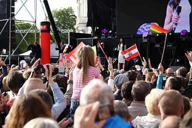 Conchita Wurst (Vienna 18-05-2014)