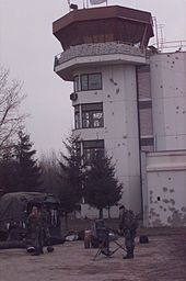 Tower des Militärflugplatzes 1995