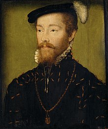 Andrew Edgar made clothes for James V of Scotland, portrait by Corneille de Lyon, Polesden Lacey Corneille de Lyon - King James V of Scotland - Polesden Lacey.jpg