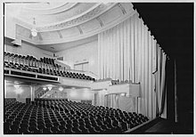 Auditorium as viewed from the stage Coronet Theatre, W. 49th St., New York City. LOC gsc.5a12441.jpg