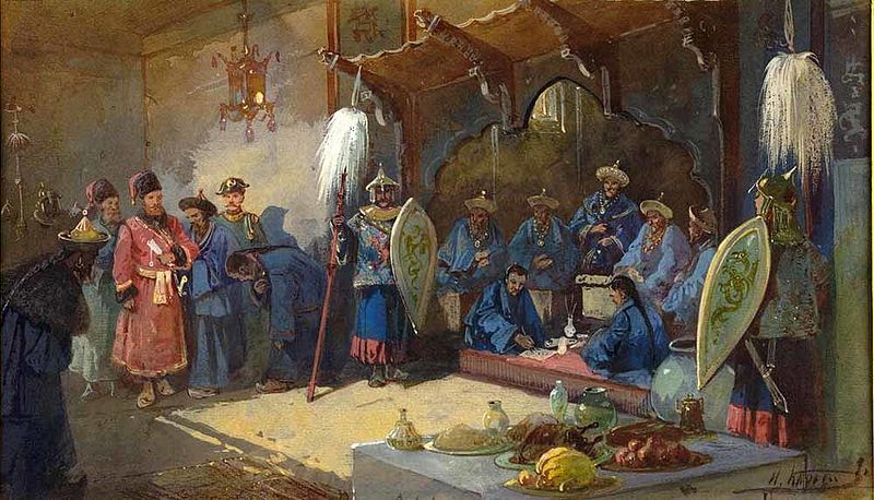 File:Cossacks in Kirgiz-Kaysats Orda by N.Karazin.jpg